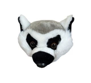 Obrázek z Magnet lemur hlava plyš 9cm 